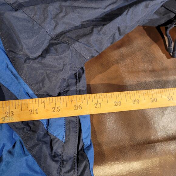 Columbia Colorblock Gorpcore Interchange Vertex Jacket Blue Black Mens XL - Picture 9 of 10